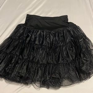 Vintage Tulle Petticoat Half Slip Tutu Underskirt